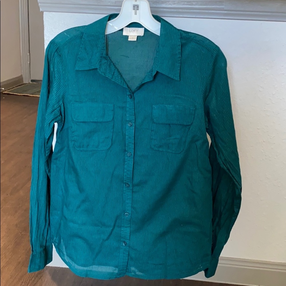LOFT stripes button down
